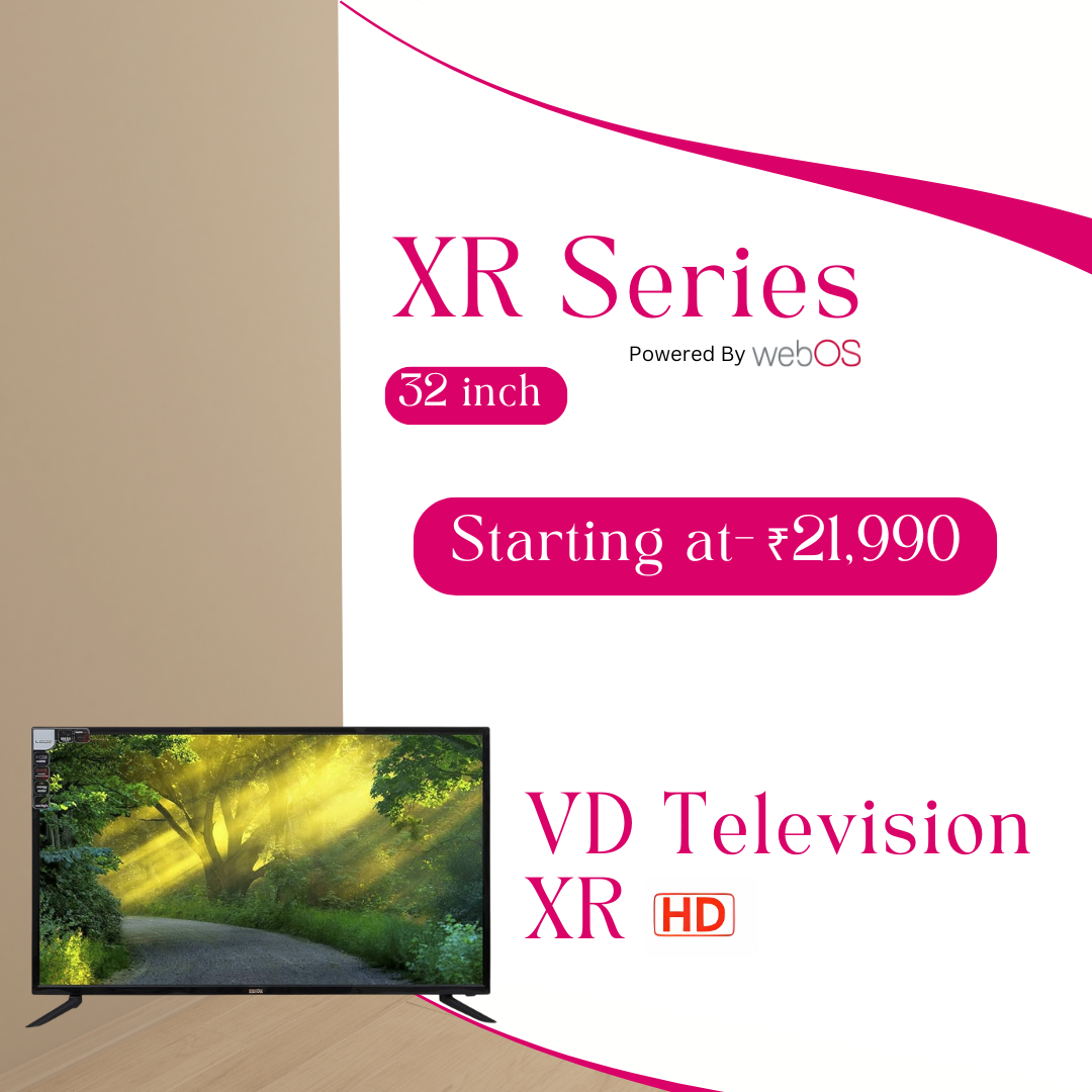 VD XR Series 32 Inch HD Smart LED TV (webOS Powered)