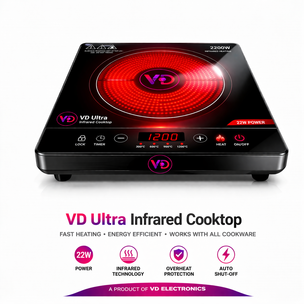 VD Ultra Infrared Cooktop 22W